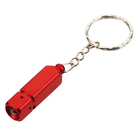 Προώθησης LED μίνι μέταλλο, πλαστικών κόκκινο χρώμα πυρσό και keychain πυρσό με τυπωμένο λογότυπο