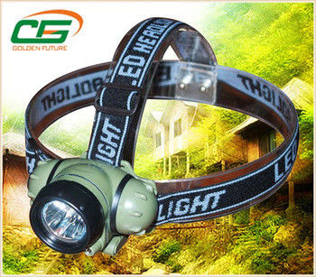 Επικεφαλής φανός Cree, Headtorch των ιονικών 3W επανακαταλογηστέων οδηγήσεων λίθιου των άσπρων οδηγήσεων