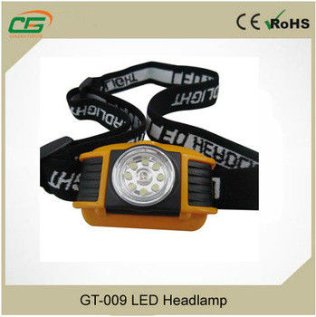 9 προβολέας των οδηγήσεων LEDs CREE/Headtorch των ξηρών μπαταριών οδηγήσεων Αντιαεροπορικού Πυροβολικού IP54, RoHs εγκεκριμένο