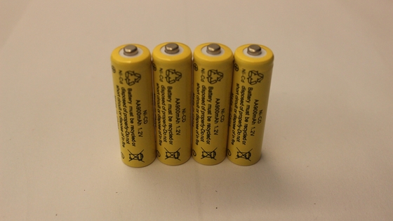 AA 1.2V 900mAh NiCD επαναφορτιζόμενη φακών μπαταρία φανών μπαταριών επαναφορτιζόμενη